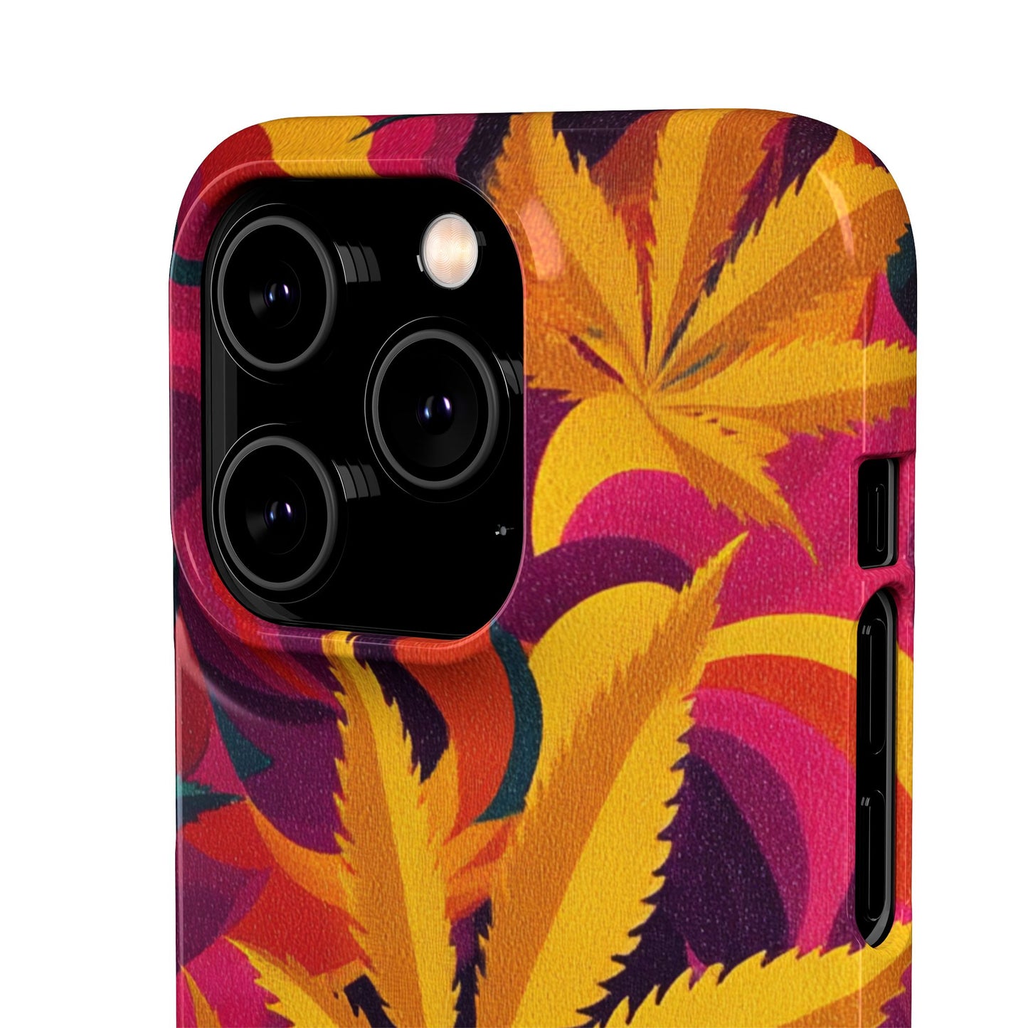 Autumn Vibe Cannabis Snap Case for IPhones and Samsungs Custom
