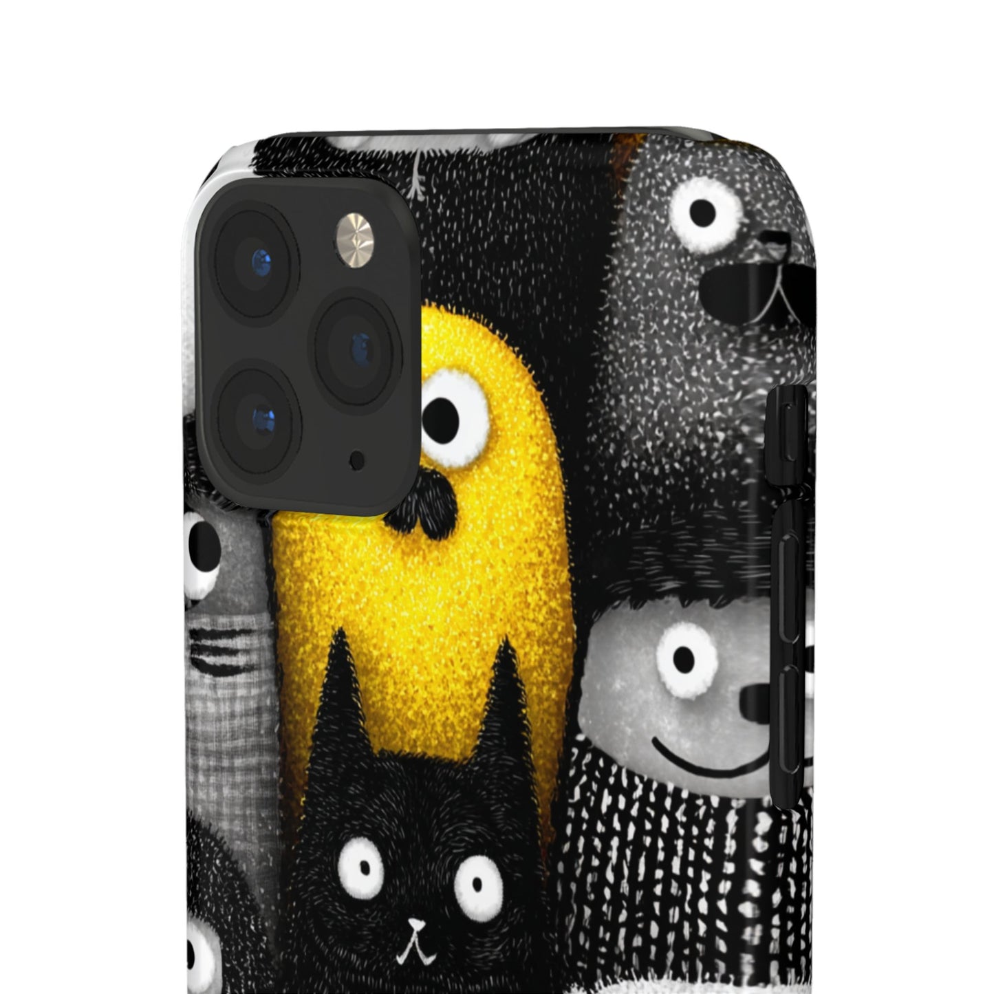 Colorful Character Snap Cases, Cute Phone Cover, Unique Gift for Kids, Fun Accessory, Perfect for Birthdays, Holidays