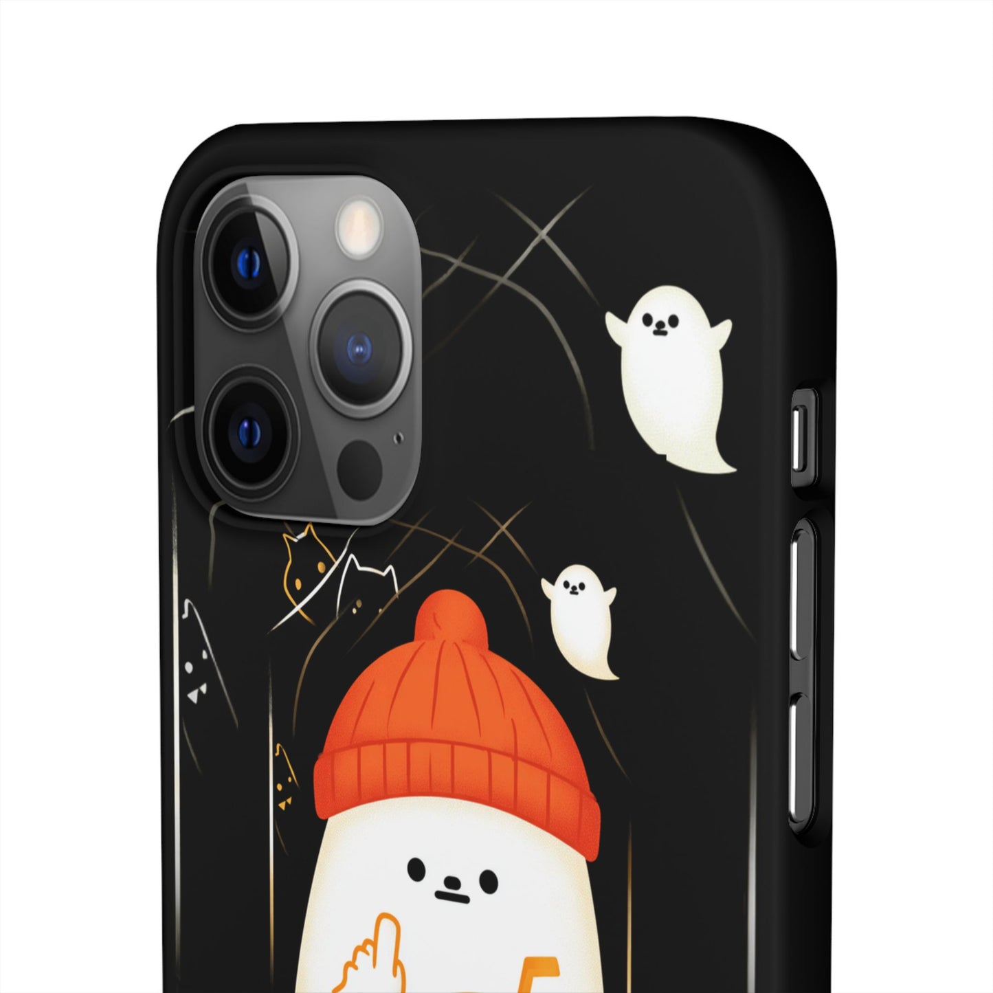 Spook You Halloween Ghost Snap Case Kawaii Protective Phone Cover for iPhone and Samsung
