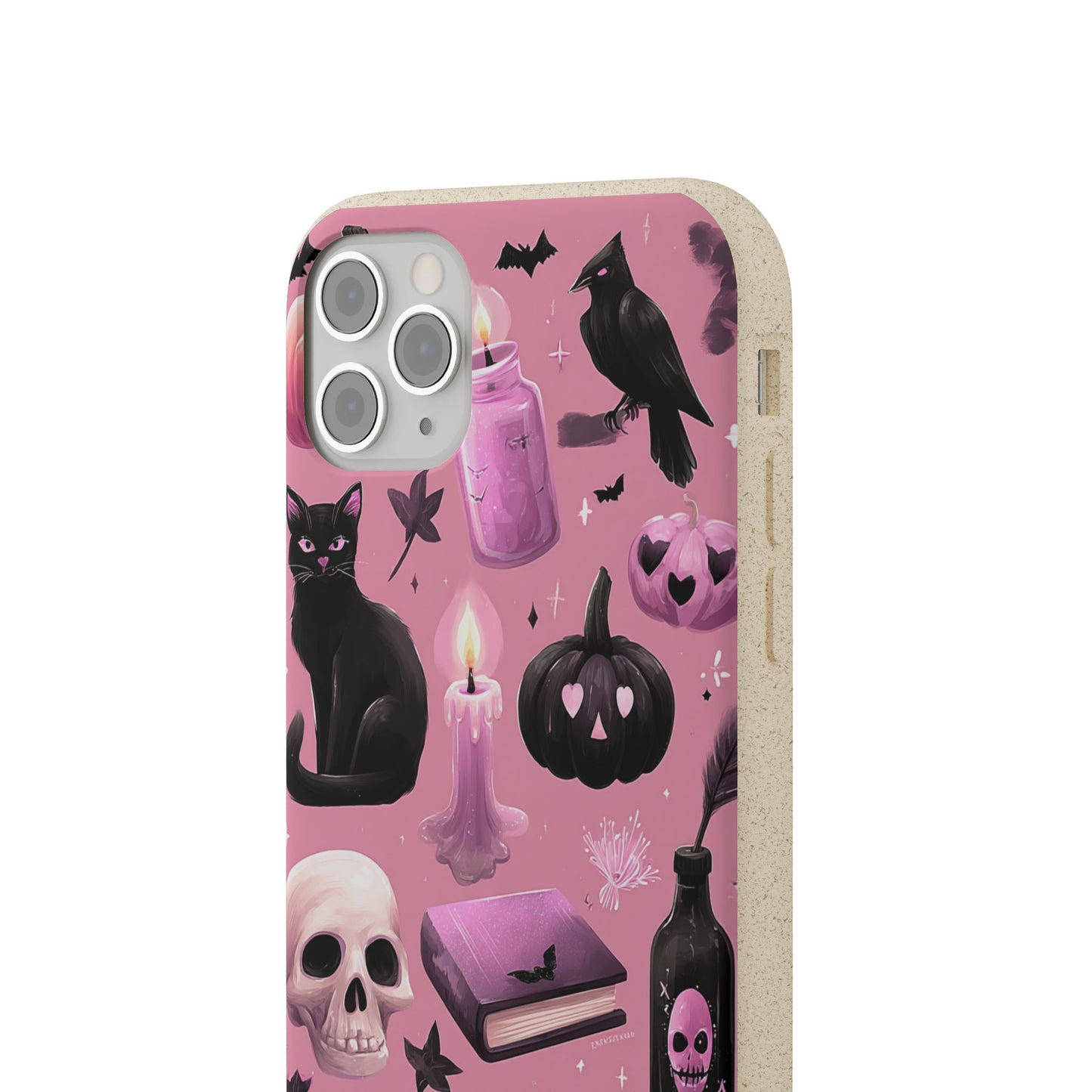 Halloween-Inspired Biodegradable Phone Case, Eco-Friendly Cell Phone Cover, Cute Goth Aesthetic Gift, Sustainable Halloween Decor, [...]