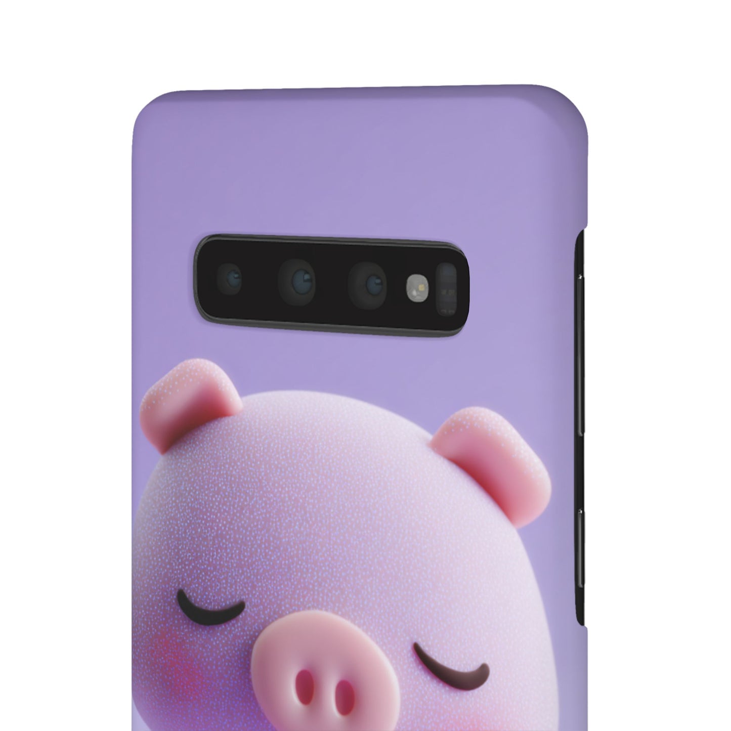 Cute Pig Snap Case for iPhone, Animal Lovers Phone Cover, Kawaii Aesthetic Accessory, Birthday Gift, Unique Phone Protection