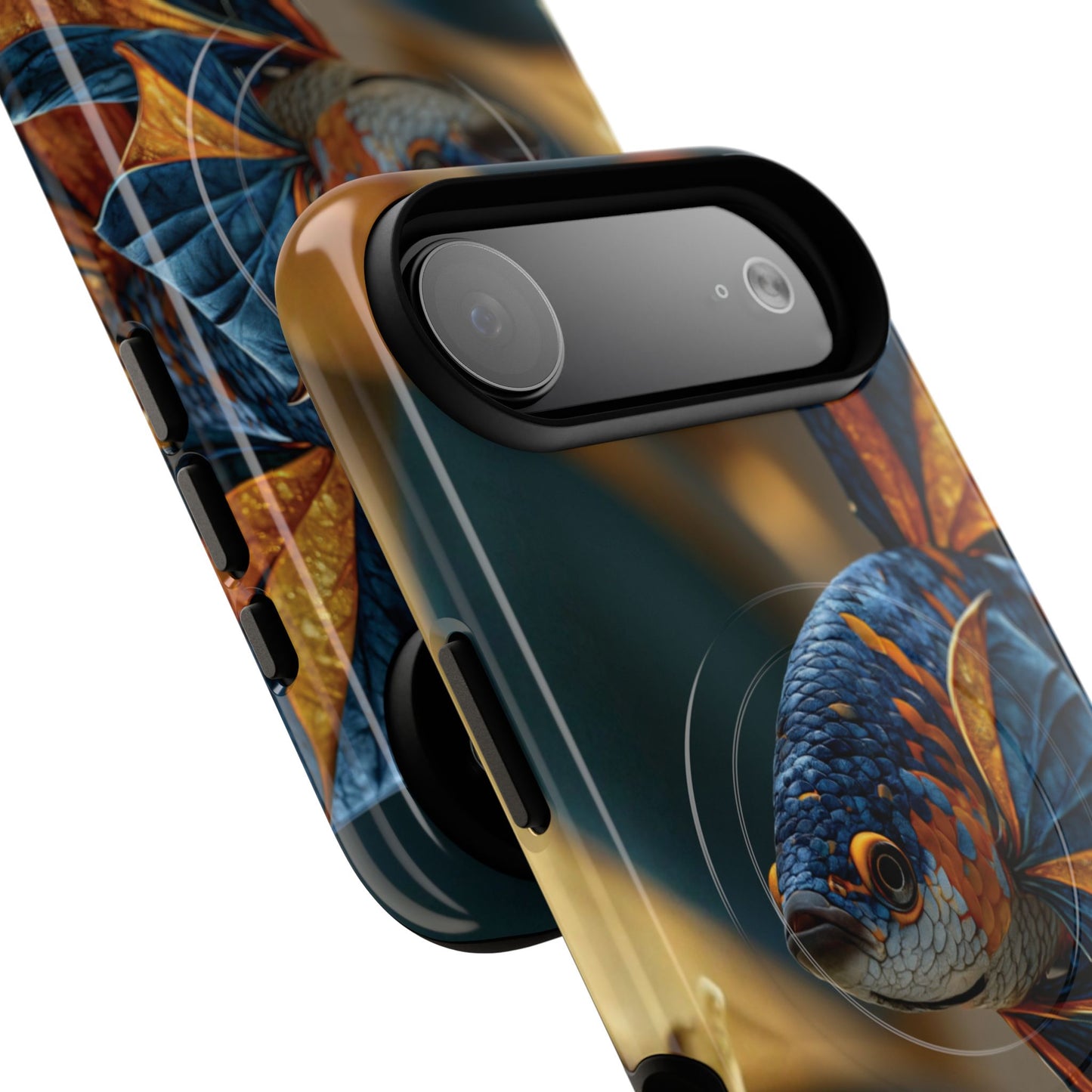 Koi Fish Tough Magnetic Phone Case — Protective Artistic Fish Design