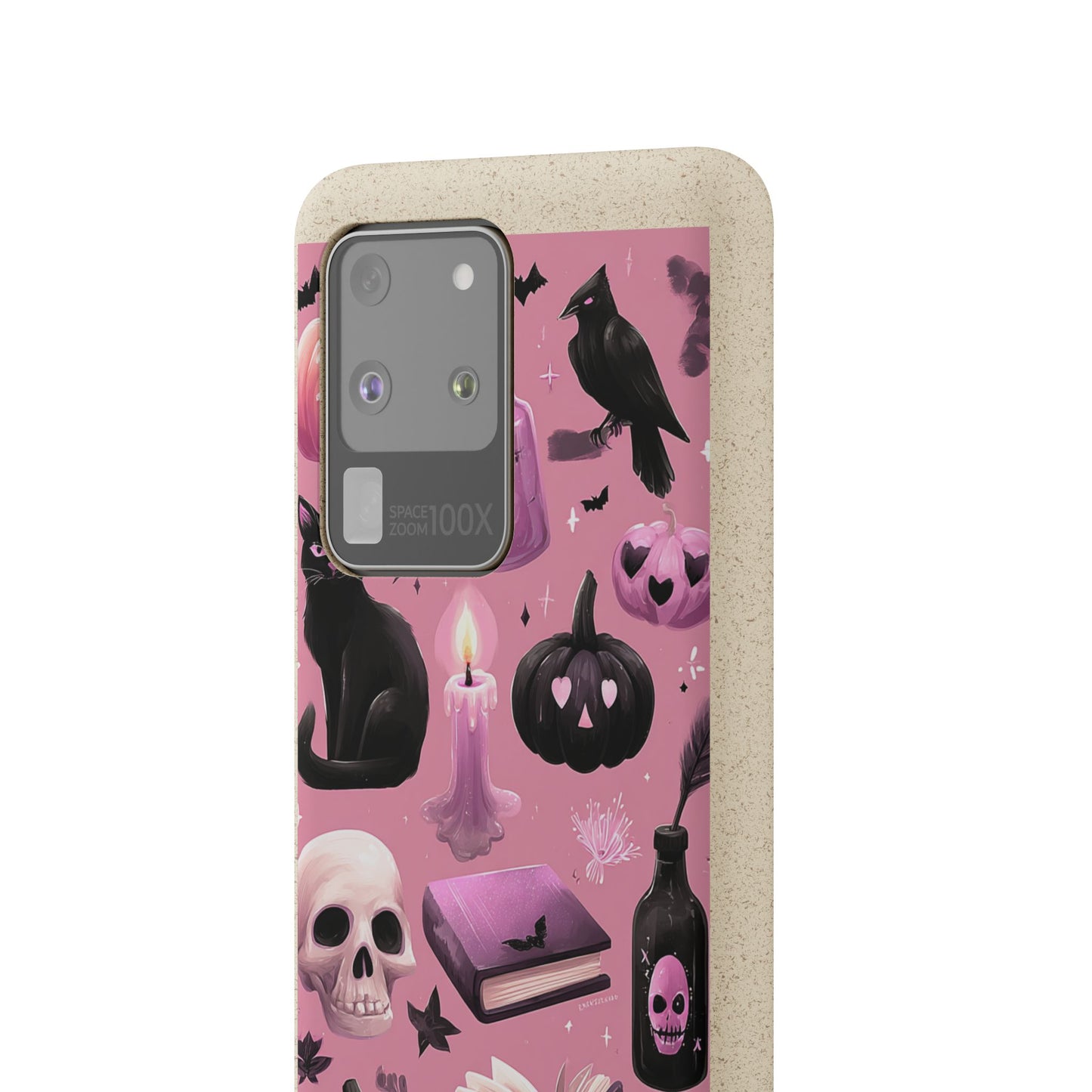 Halloween-Inspired Biodegradable Phone Case, Eco-Friendly Cell Phone Cover, Cute Goth Aesthetic Gift, Sustainable Halloween Decor, [...]