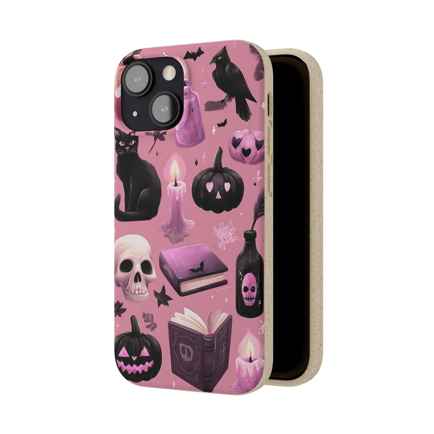 Halloween-Inspired Biodegradable Phone Case, Eco-Friendly Cell Phone Cover, Cute Goth Aesthetic Gift, Sustainable Halloween Decor, [...]