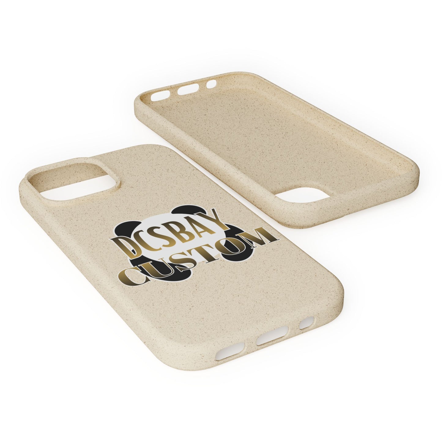 Biodegradable Panda Phone Case — Eco-Friendly Customizable iPhone Cover