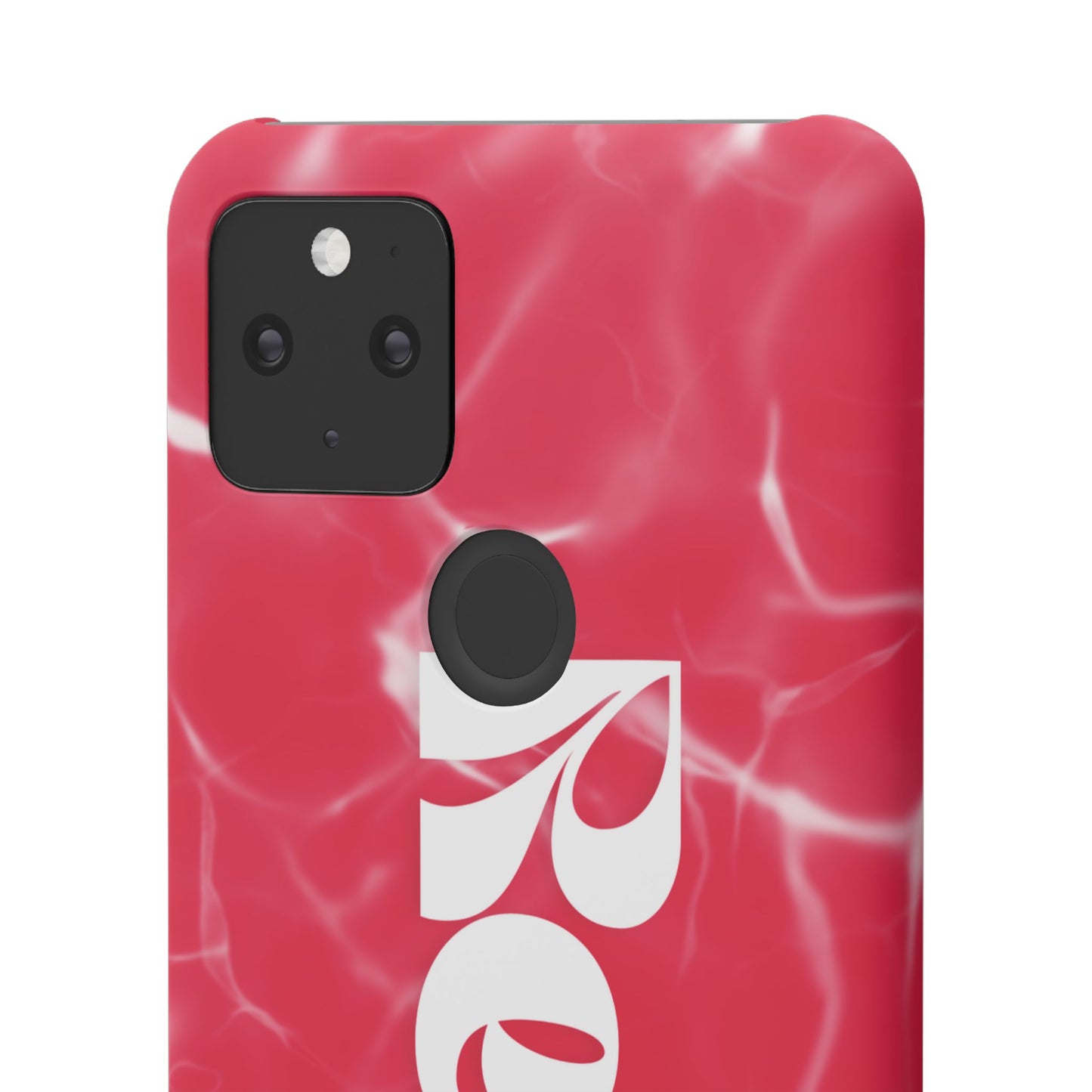 Vibrant Red Snap Case for iPhone, Trendy Phone Cover, Gift for Her, Summer Accessory, Stylish Tech Protection