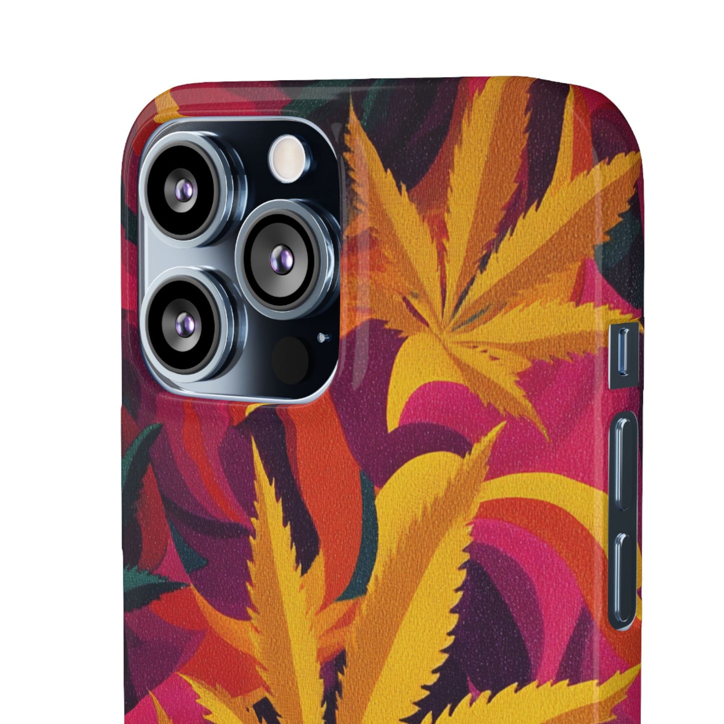 Autumn Vibe Cannabis Snap Case for IPhones and Samsungs Custom