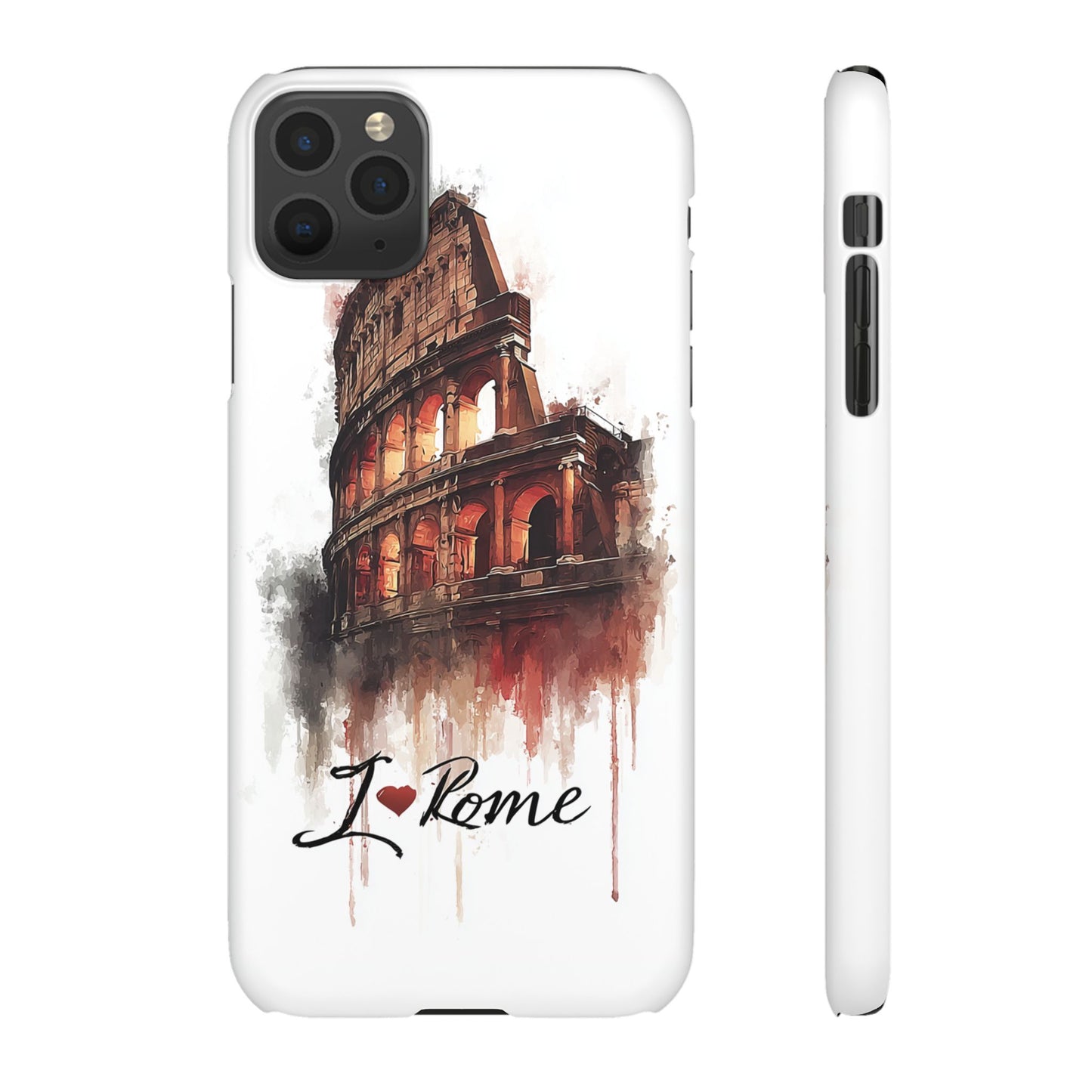 I Love Rome Snap Cases, Urban Phone Covers, Travel Accessories, Gift for Travelers, City Love Merch