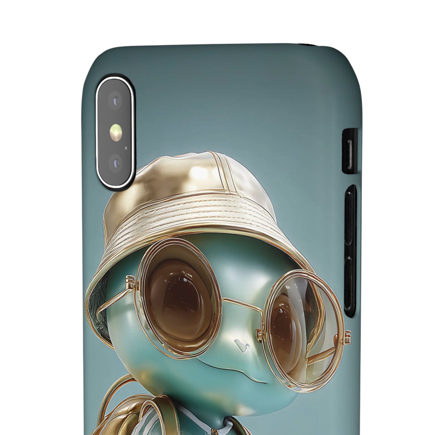 Trendy Character Snap Case for Phone, Cute Phone Cover, Gift for Kids, Cartoon Style Gadget Accessory, Fun Phone Protection