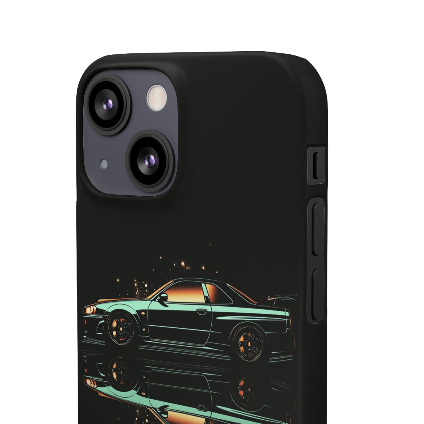 Green Skyleine R34 GTR Art Snap Case and Protective Phone Cover For iPhone and Samsung