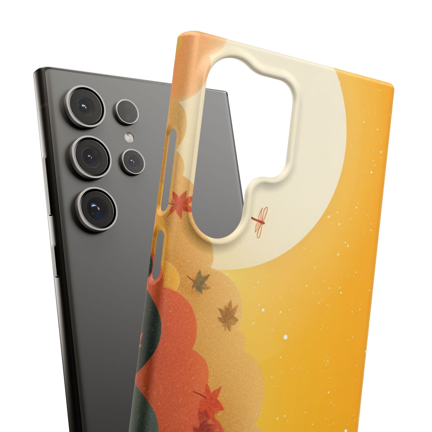 Autumn Sunset Snap Case, Fall Phone Cover, Nature-Themed Accessory, Gift for Her, Seasonal Aesthetic