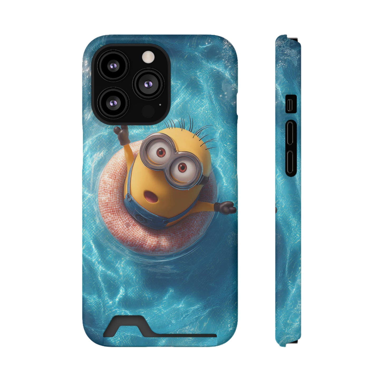 Minion Phone Case with Card Holder, Fun and Functional Accessory for Kids, Smartphone Case, Gift for Minion Fans, Unique Mobile Cover, [...]