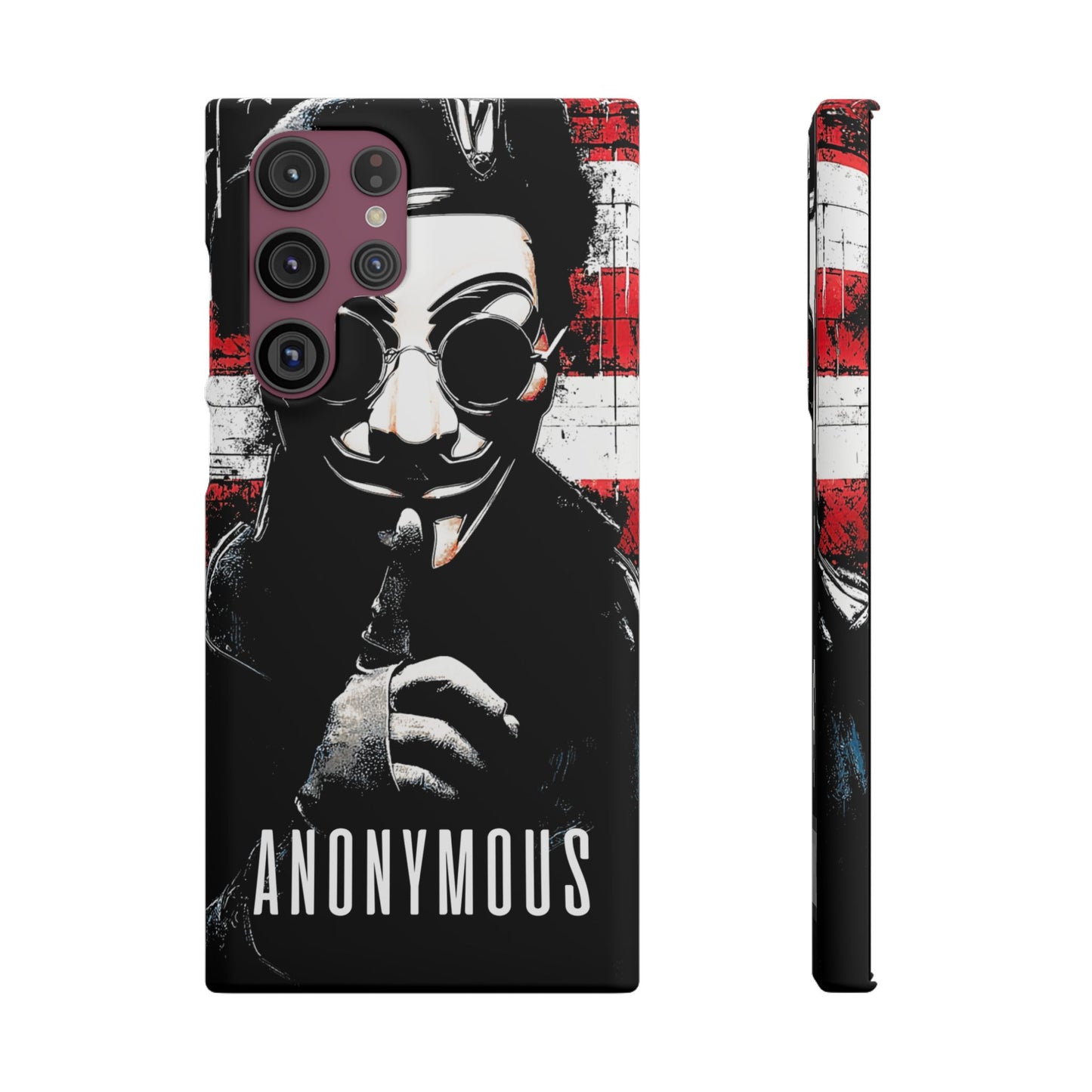 Anonimous & Guy Fawkes Art Snap Case and Protective Phone Cover For iPhone and Samsung