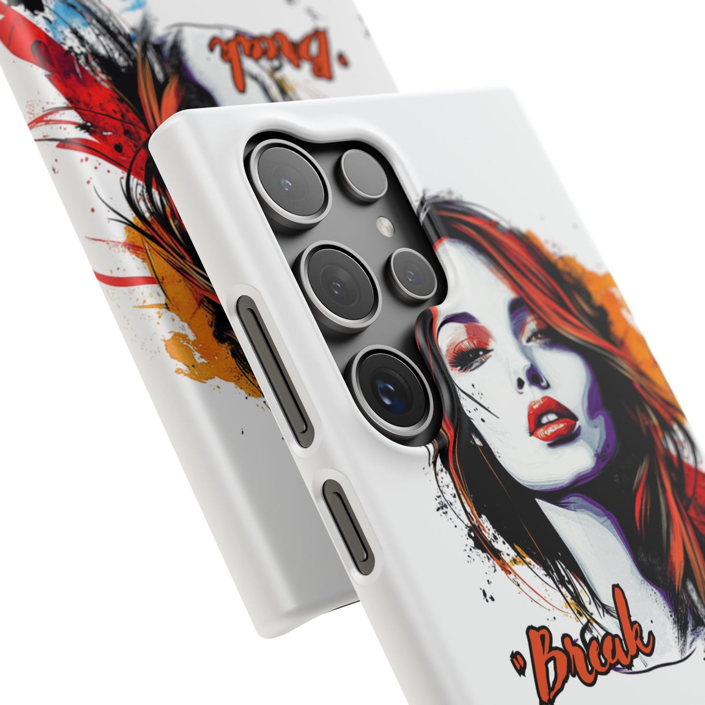 Empowering Art Snap Cases, Phone Cover, Break the Chains of Silence, Unique Gift, Inspirational Tech Accessories