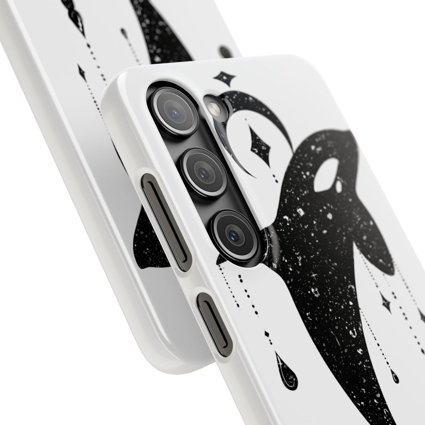 Celestial Orca Snap Case | Phone Cover, Whale Lover Gift, Cosmic Decor, Unique Art, Ocean Vibe