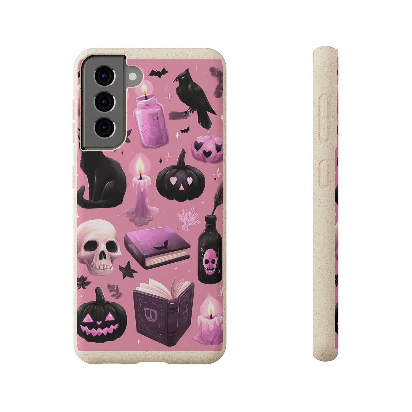 Halloween-Inspired Biodegradable Phone Case, Eco-Friendly Cell Phone Cover, Cute Goth Aesthetic Gift, Sustainable Halloween Decor, [...]