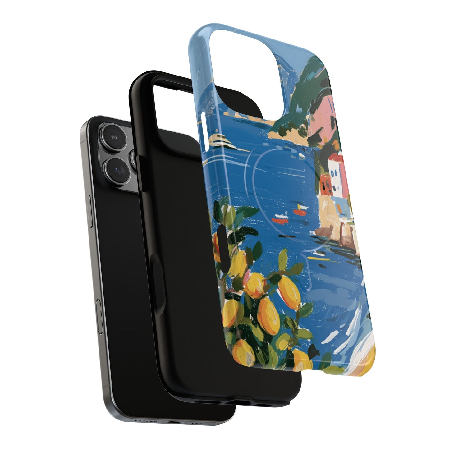 Mediterranean Coastal Phone Case – Tough Magnetic Protective Cover