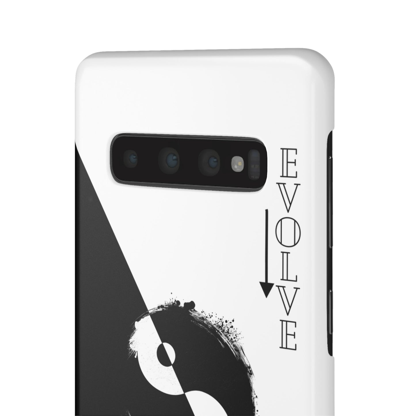 Yin Yang Evolve Black and White Snap Case Cover for iPhone and Samsung