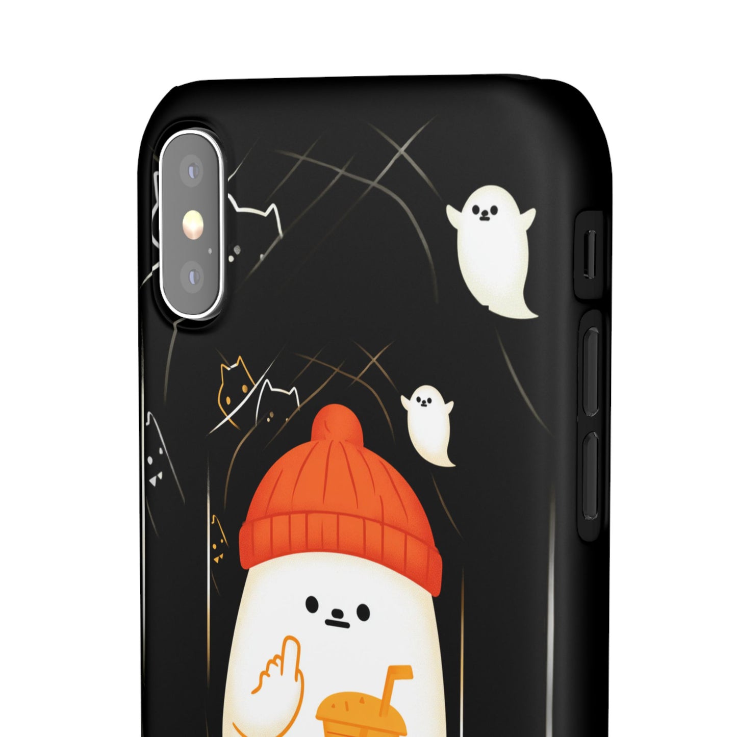 Spook You Halloween Ghost Snap Case Kawaii Protective Phone Cover for iPhone and Samsung