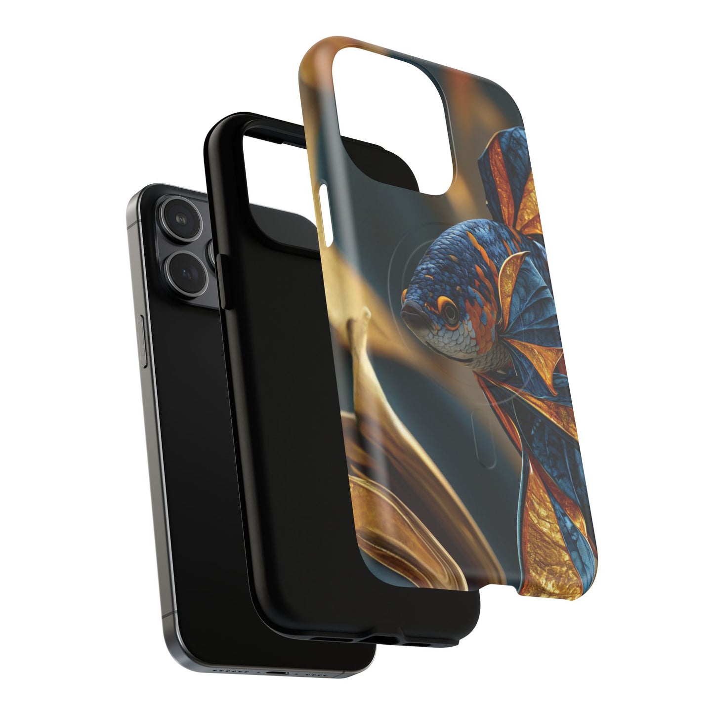 Koi Fish Tough Magnetic Phone Case — Protective Artistic Fish Design