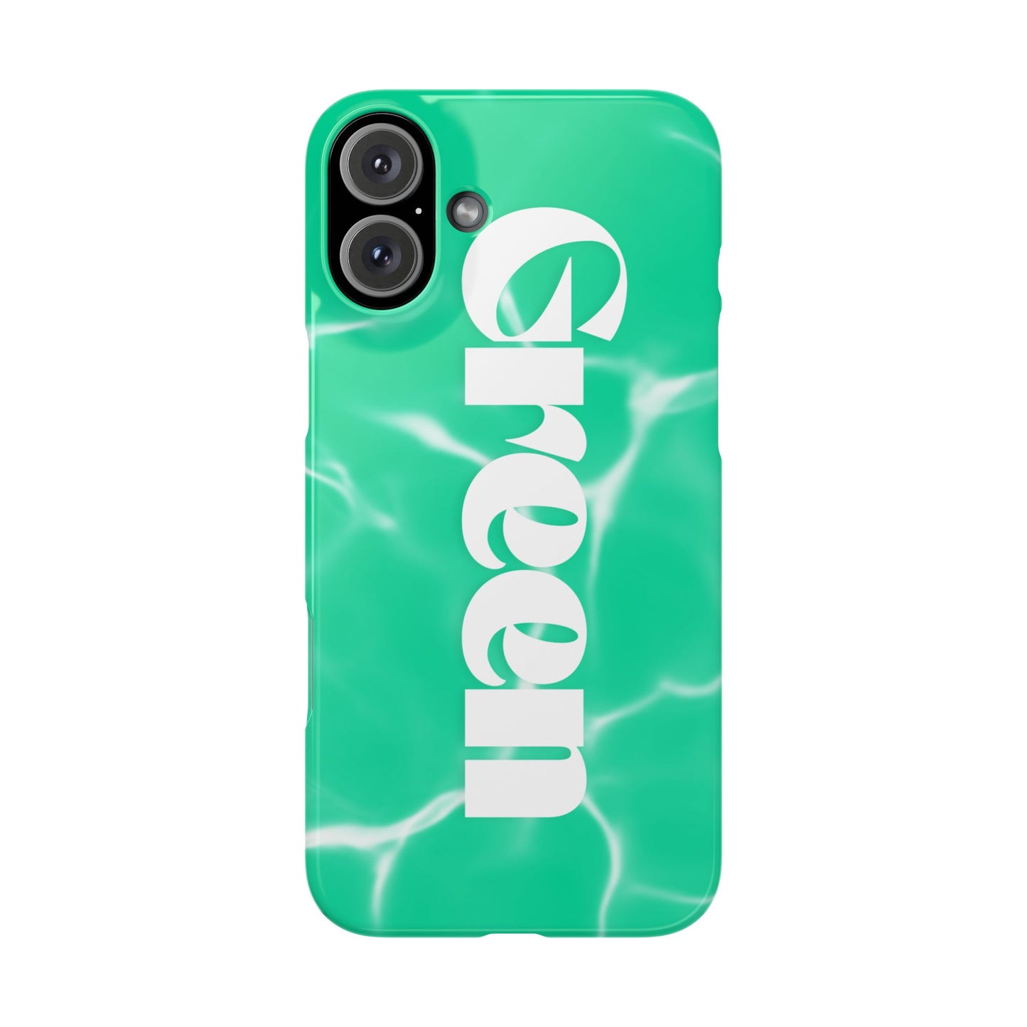 Aqua Pool Vibe Snap Case, Tropical Phone Cover, Summer Accessory, Trendy Gift for Friends, Beach Lover's Essential