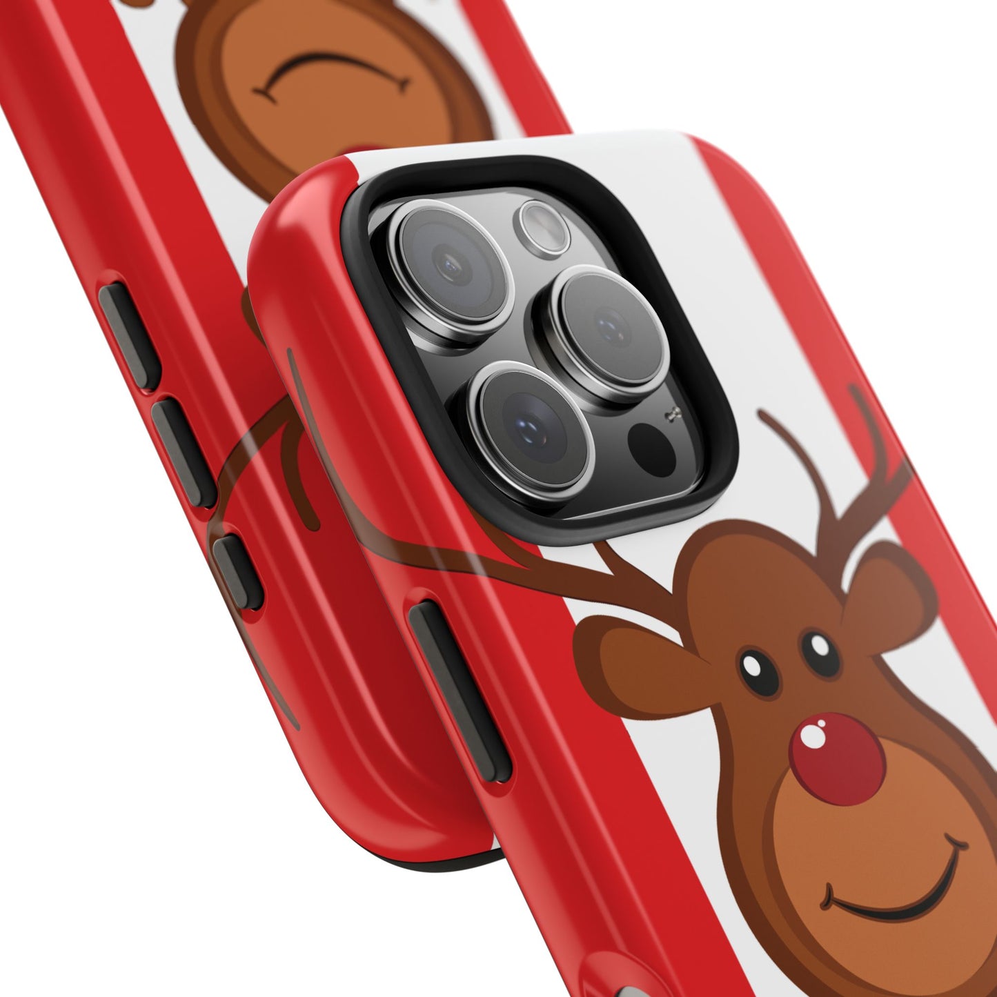 Canadian Reindeer Tough Phone Case – Cute Maple Leaf Canada Holiday Phone Cover