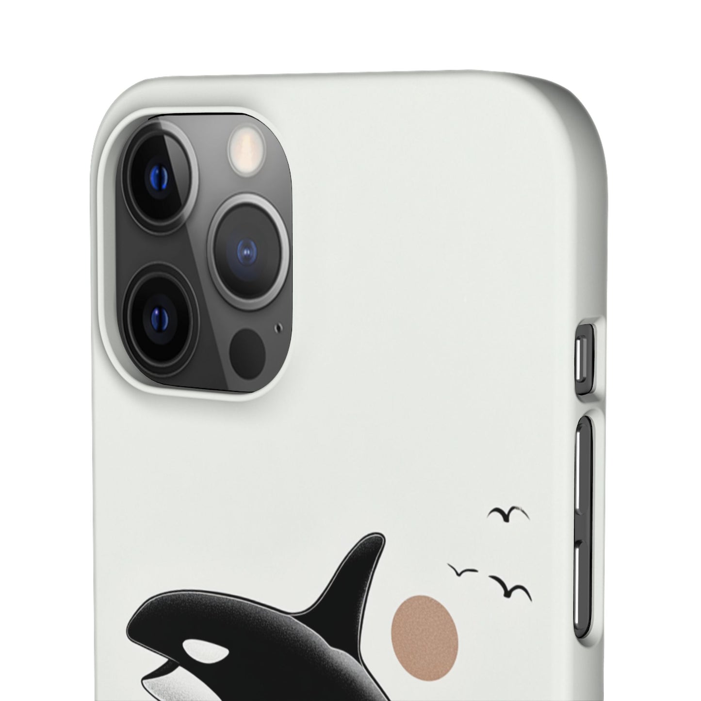 Whale Splash Phone Case | Ocean Lover Gift, Marine Art, Snap Cases, Cute Whale Design, Custom Phone Accessories