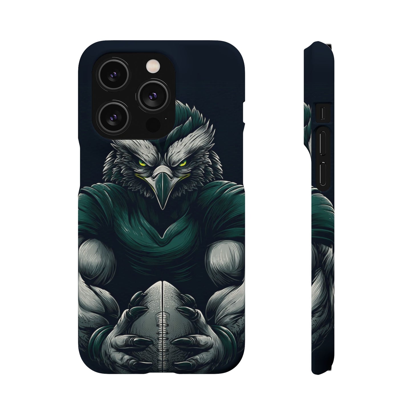 Philadelphia Eagles Art Snap Case, NFL Phone Cover, Sports Fan Gift, Football Team Accessories, Protective Cell Phone Shell