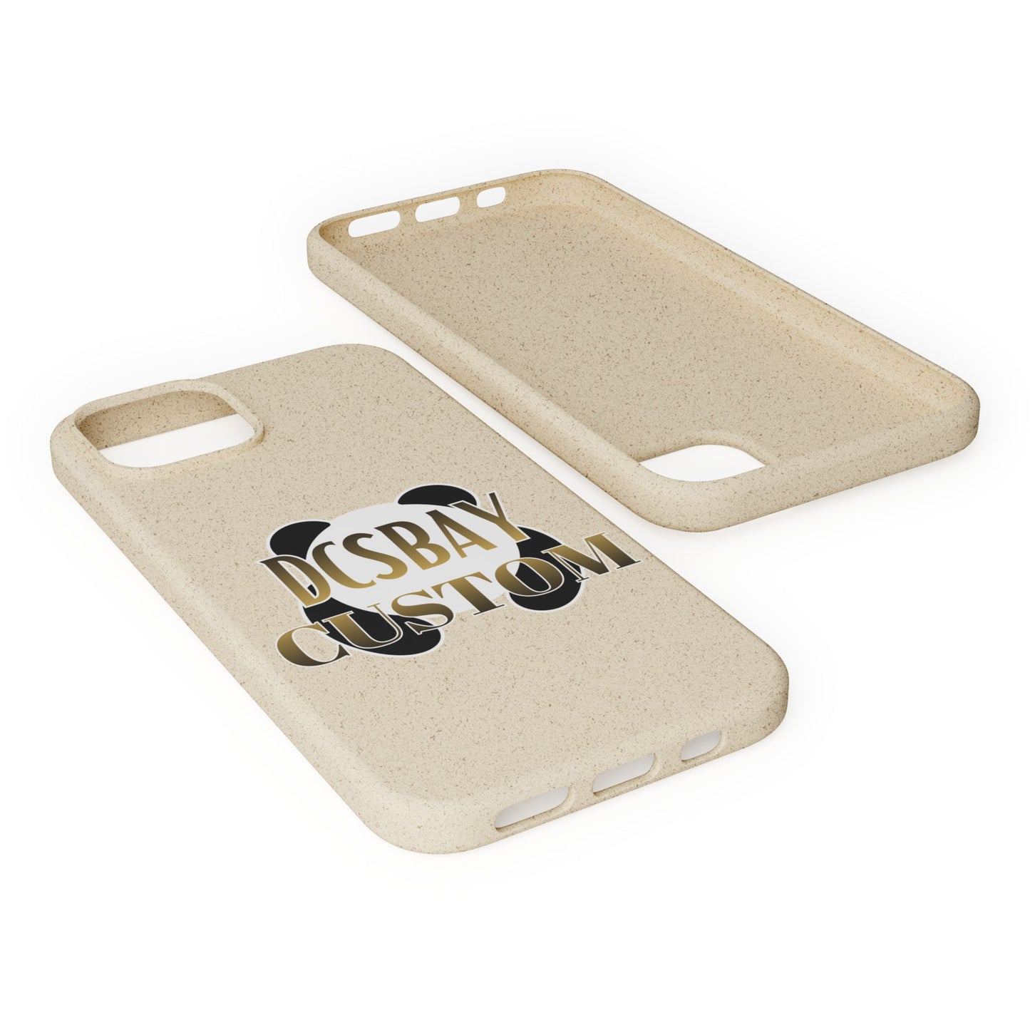 Biodegradable Panda Phone Case — Eco-Friendly Customizable iPhone Cover