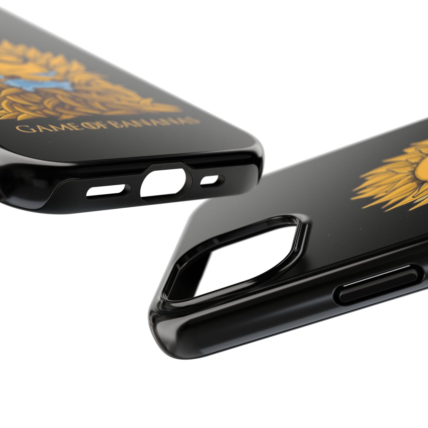 Game of BANANAS iPhone 17 Tough Phone Case | Vintage Black