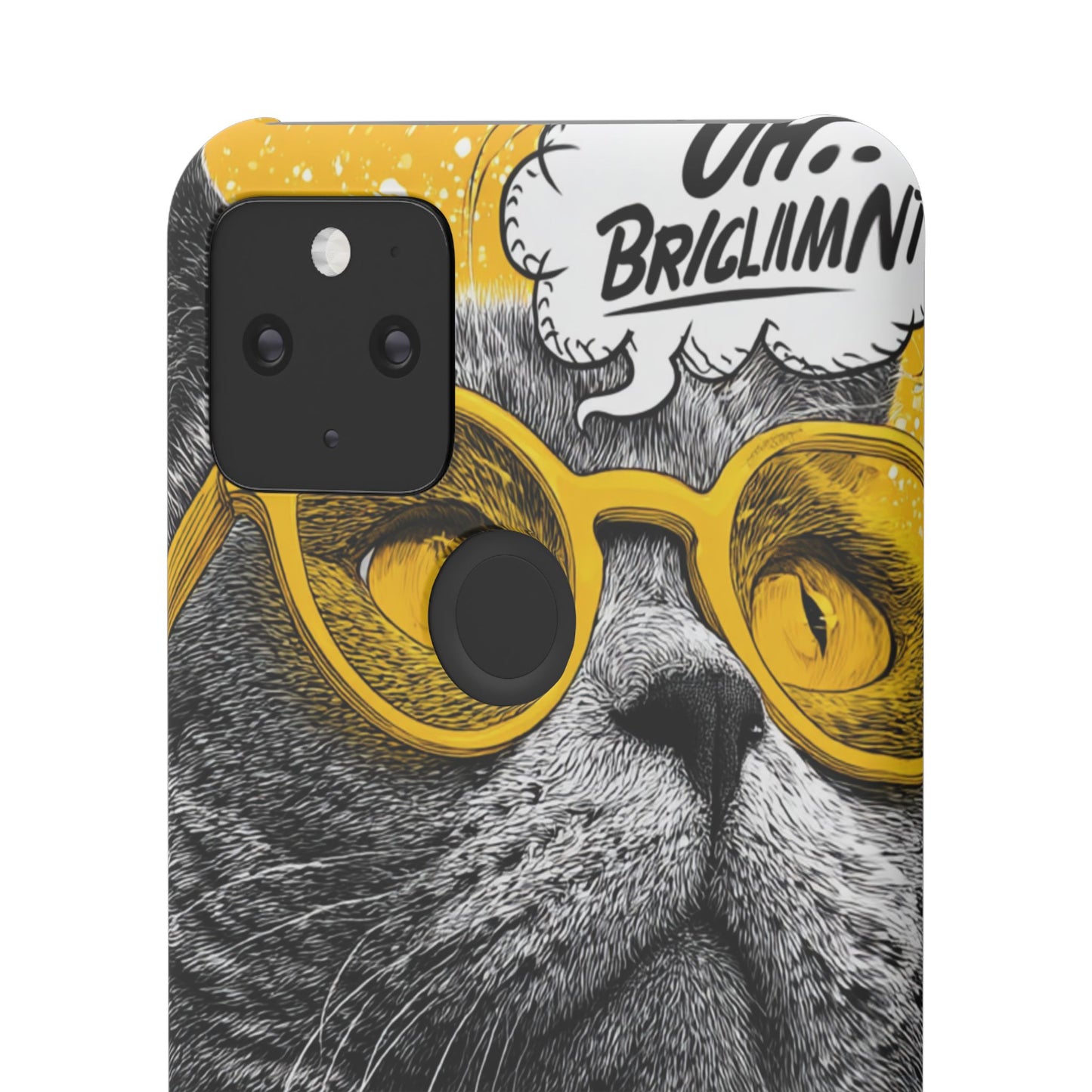 Playful Cat Snap Case - Quirky Phone Cover for Cat Lovers, Gift for Pet Enthusiasts, Funny Accessory for Any Occasion