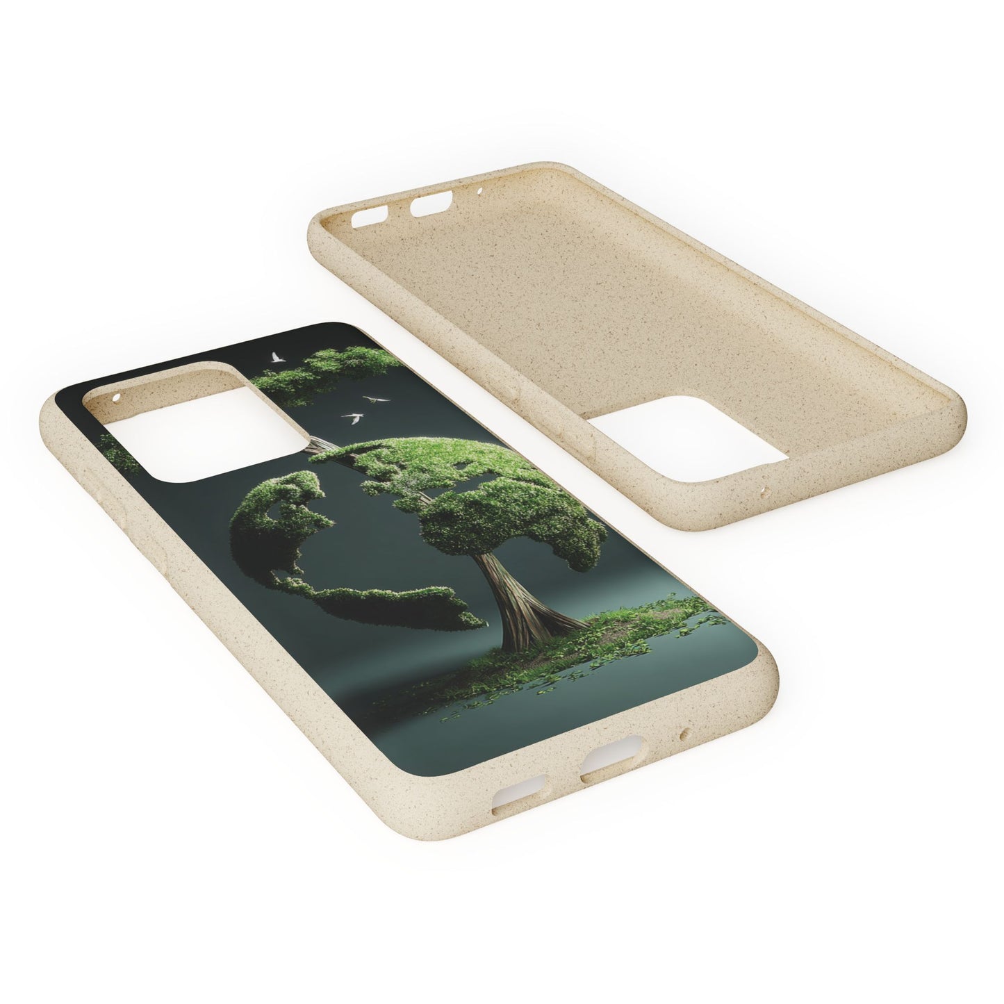 Eco-Friendly Phone Case with Nature Design, Sustainable iPhone Cover, Biodegradable Cellphone Accessories, Green Earth Gift, Earth Day [...]