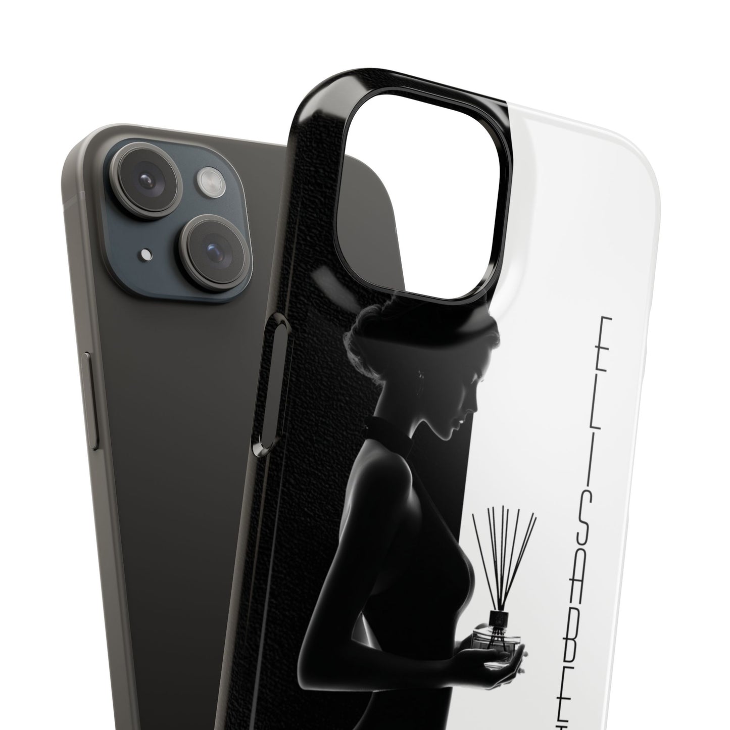 Custom Black and White Snap Case for Women Phone Cover for iPhone and Samsung