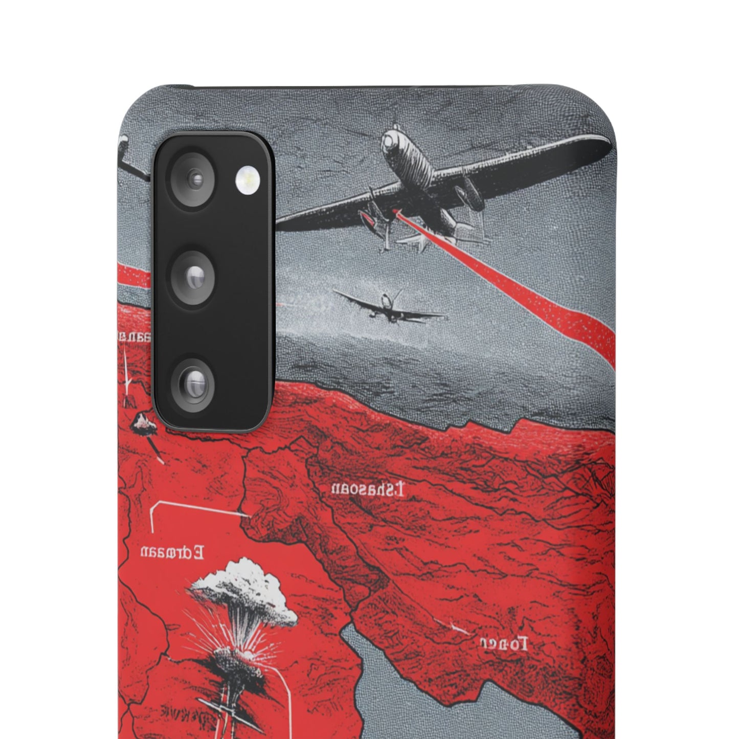 Bold Graphic Snap Case with Dramatic Design, Unique Phone Cover, Artistic Protection for iPhone, Trendy Gadget Gift, Edgy Tech Accessory