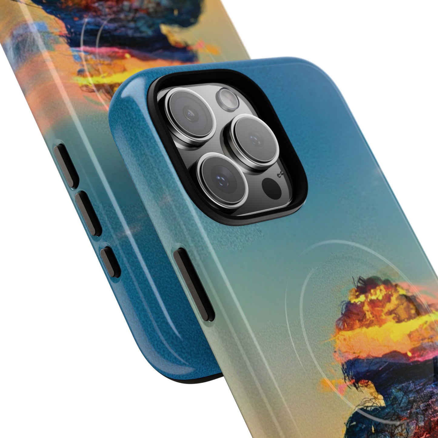 Abstract Sunset Silhouette Tough Magnetic Phone Case