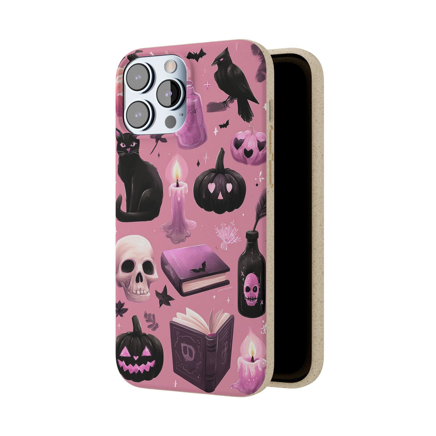 Halloween-Inspired Biodegradable Phone Case, Eco-Friendly Cell Phone Cover, Cute Goth Aesthetic Gift, Sustainable Halloween Decor, [...]