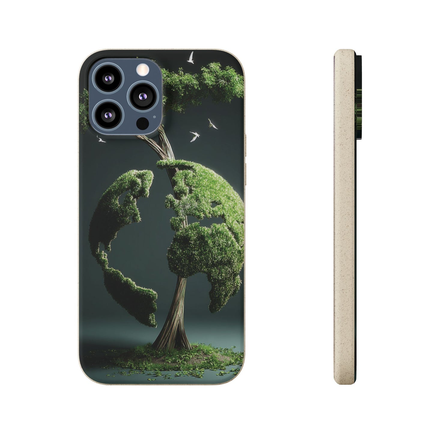 Eco-Friendly Phone Case with Nature Design, Sustainable iPhone Cover, Biodegradable Cellphone Accessories, Green Earth Gift, Earth Day [...]