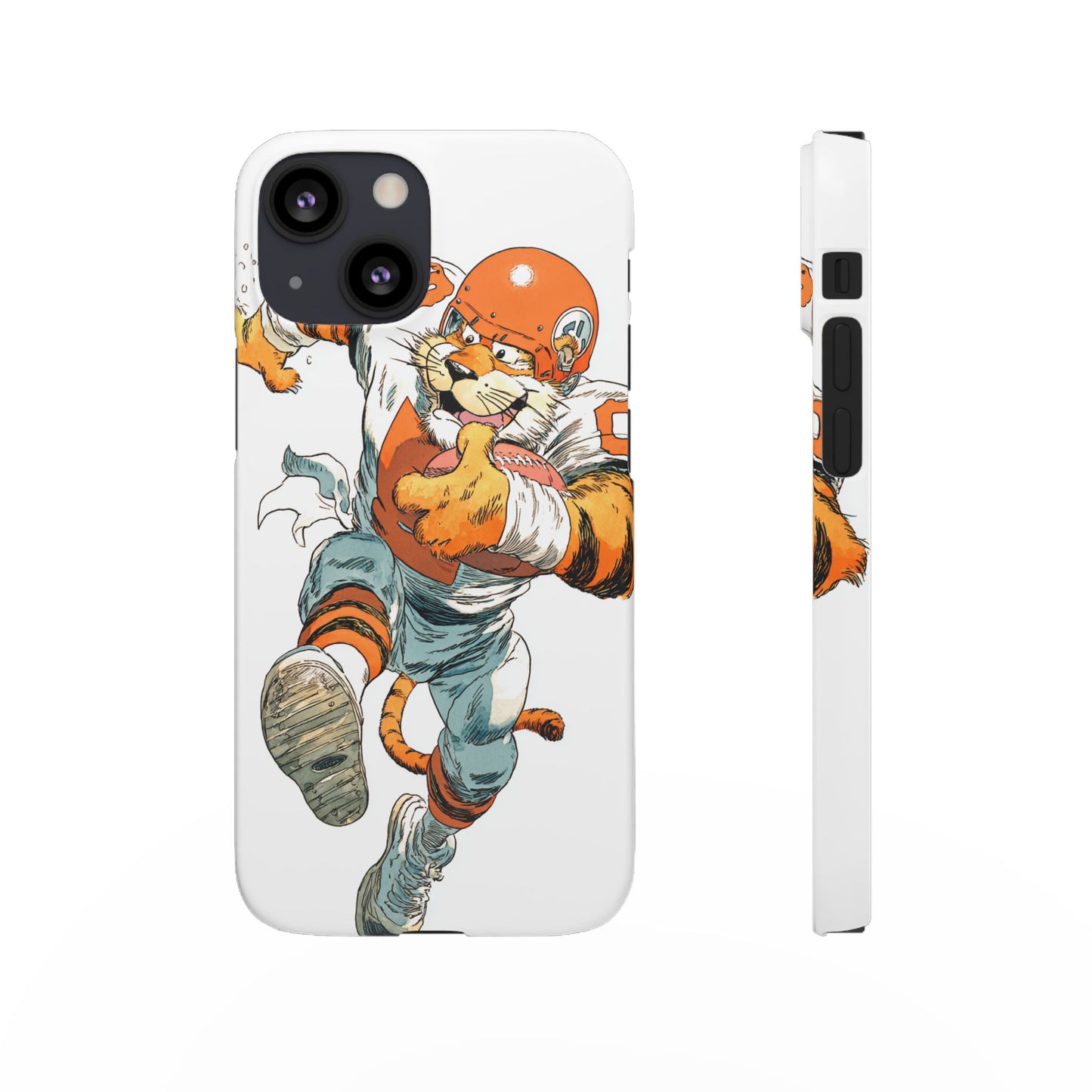 Cincinnati Bengals Snap Cases, Football Fans Phone Case, Tiger Cartoon Art Design, Football Lover Gift, Protective Phone Cover