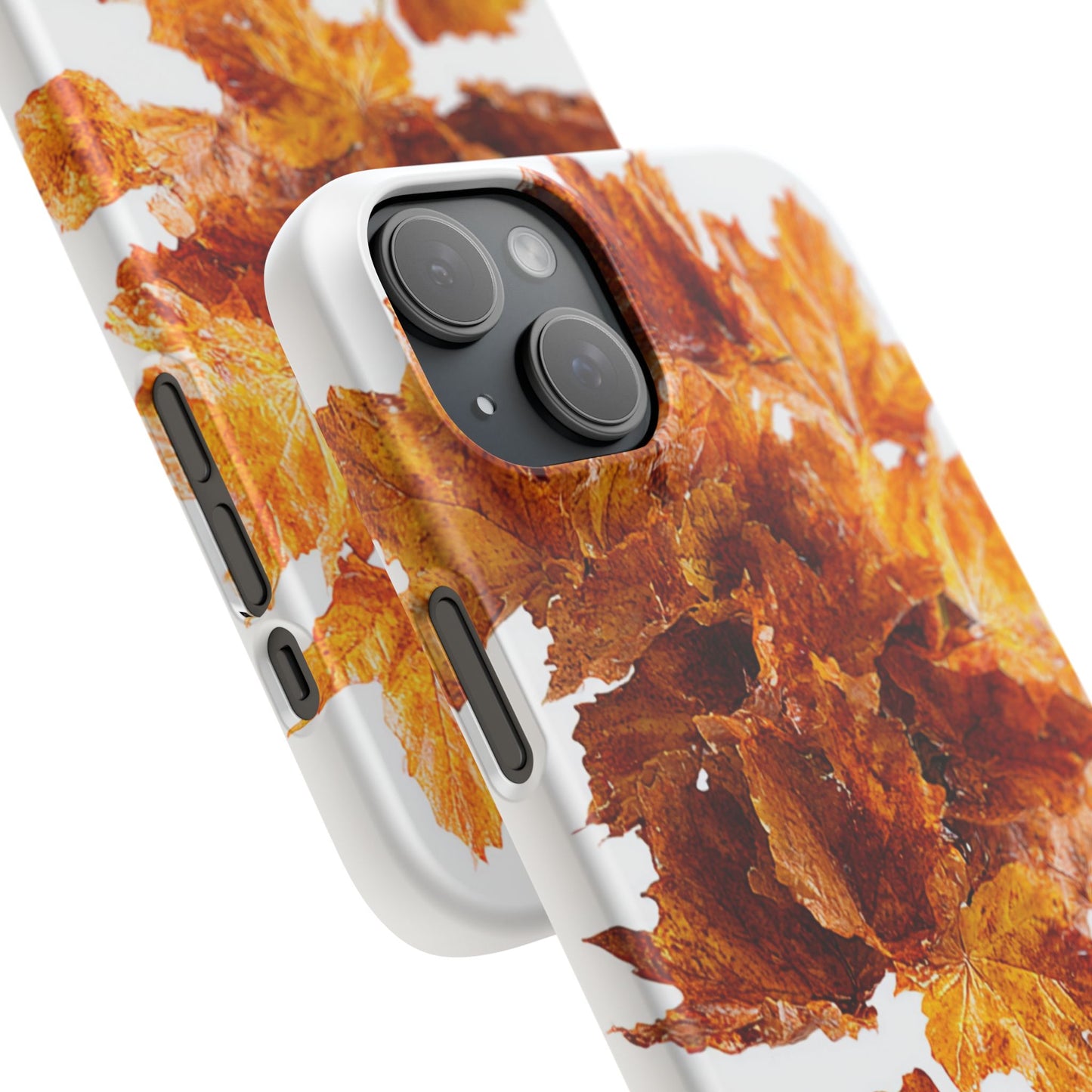 Autumn Leaf Phone Case | Fall Snap Cases, Phone Accessories, Nature Lover Gift, Seasonal Decor, Cozy Fall Vibes