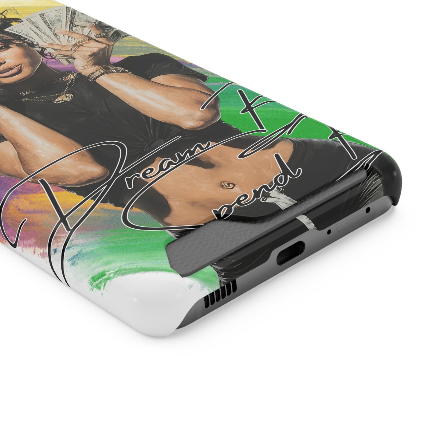 Vibrant Phone Case with Card Holder - Dream Big, Stylish Accessory for Teens & Young Adults, Perfect Gift for Birthdays, Graduations, [...]