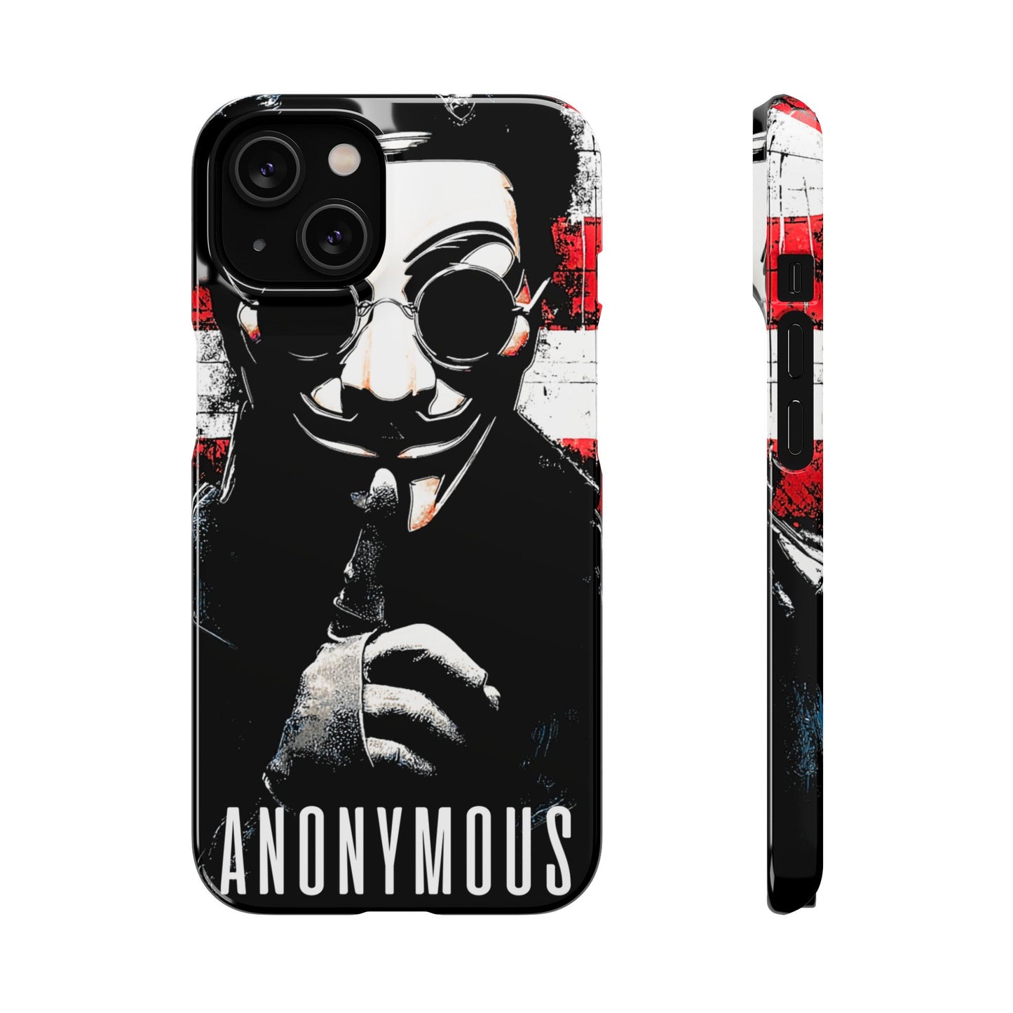 Anonimous & Guy Fawkes Art Snap Case and Protective Phone Cover For iPhone and Samsung