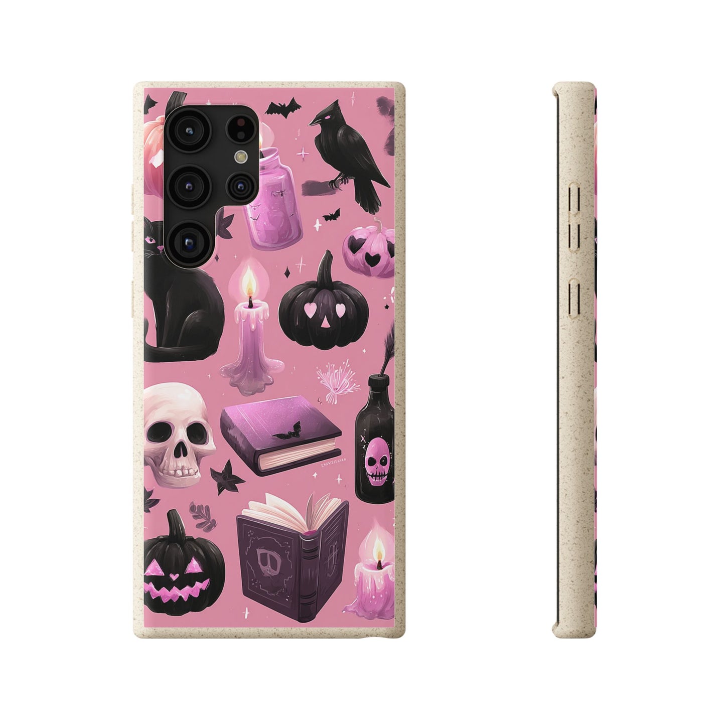 Halloween-Inspired Biodegradable Phone Case, Eco-Friendly Cell Phone Cover, Cute Goth Aesthetic Gift, Sustainable Halloween Decor, [...]