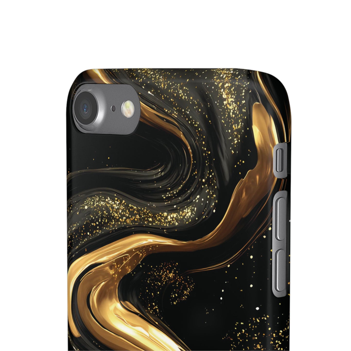 Elegant Gold Swirl Snap Case - Stylish Phone Cover, Modern Accessory, Gift for Her, Luxe Phone Case, Trendy Decor