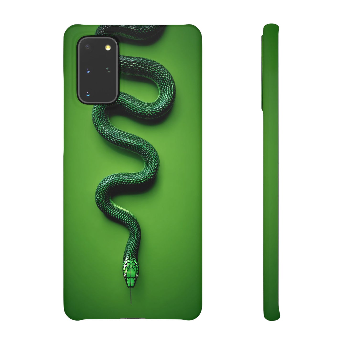 Green Snake Snap Case for iPhone, Stylish Phone Cover, Unique Gift, Trendy Accessory, Birthday, Nature Lover's Phone Case