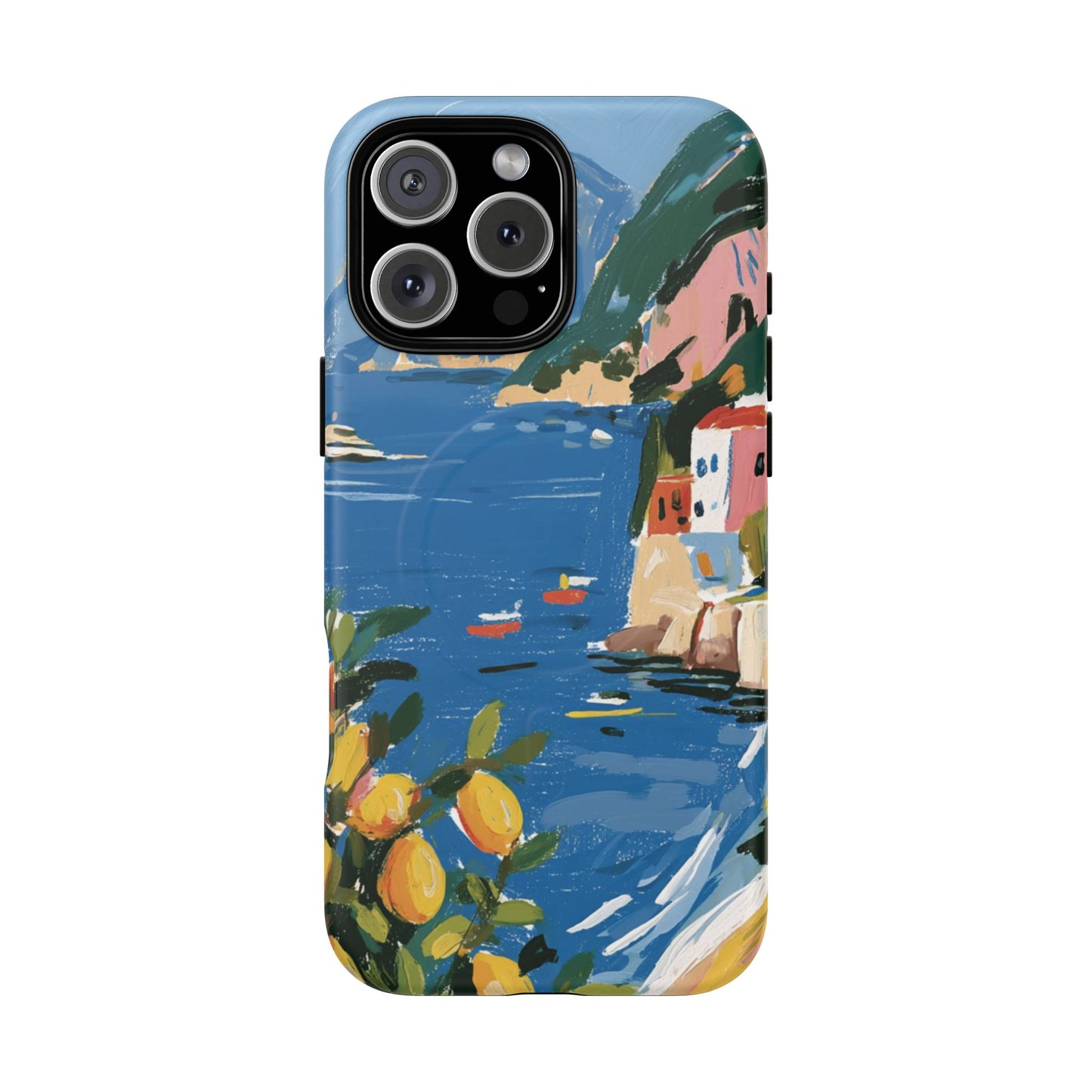 Mediterranean Coastal Phone Case – Tough Magnetic Protective Cover