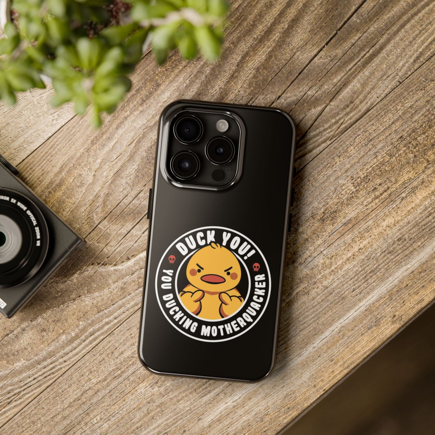 DUCK YOU Funny iPhone 17 Tough Phone Case