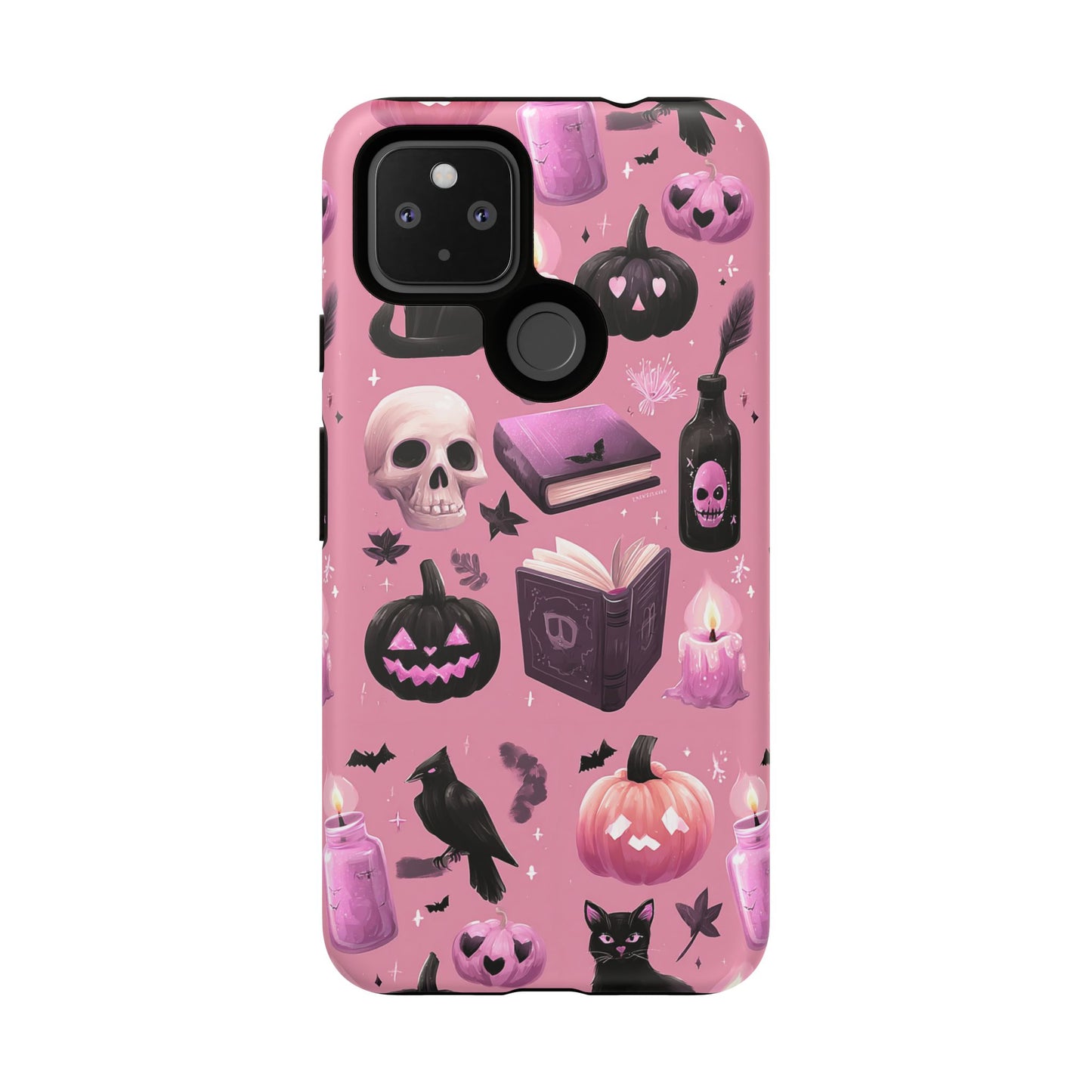 Spooky Phone Case - Halloween Design, Cute Costume Accessory, Fall Decor, Gift for Cat Lovers, Witchy Vibes, Trick or Treat