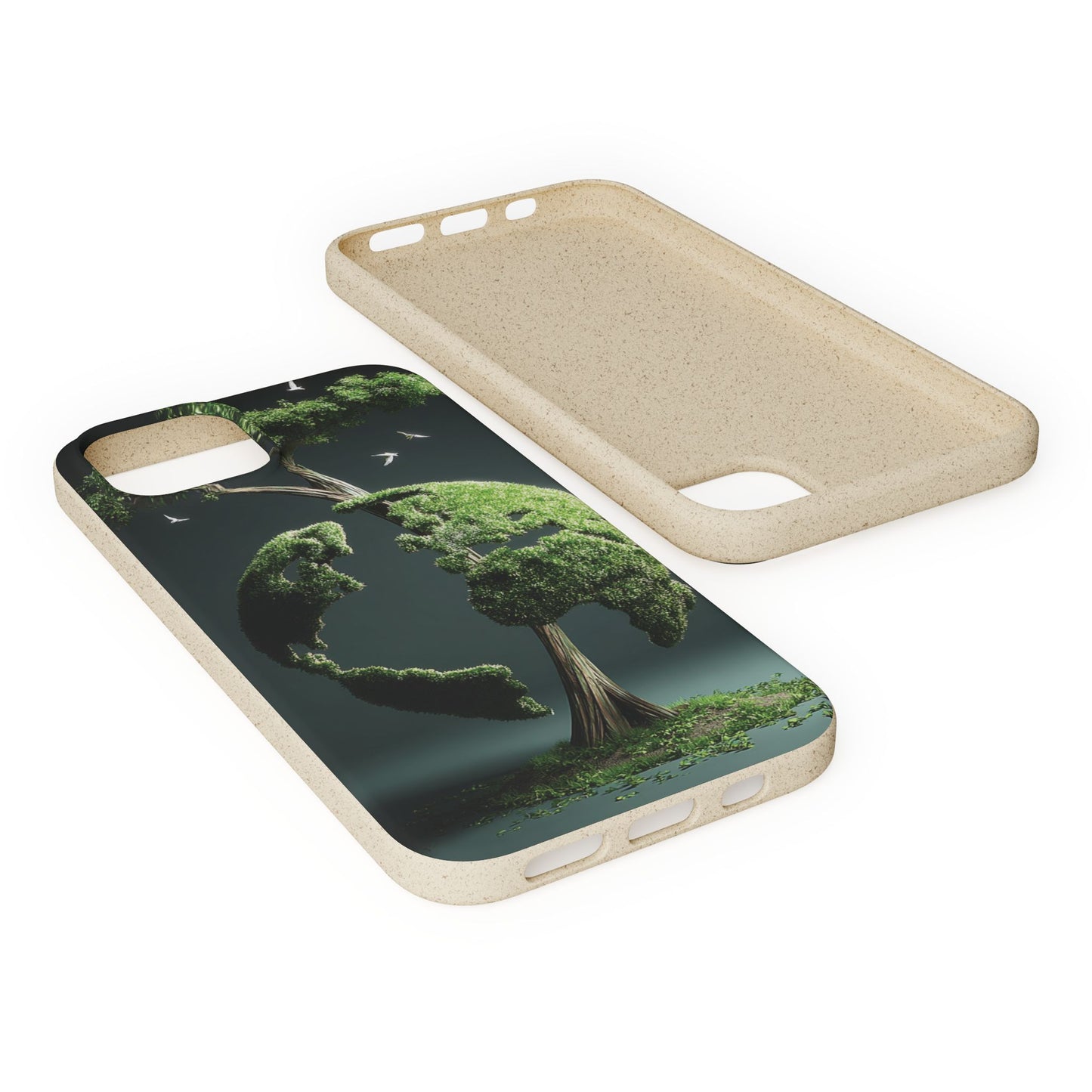 Eco-Friendly Phone Case with Nature Design, Sustainable iPhone Cover, Biodegradable Cellphone Accessories, Green Earth Gift, Earth Day [...]