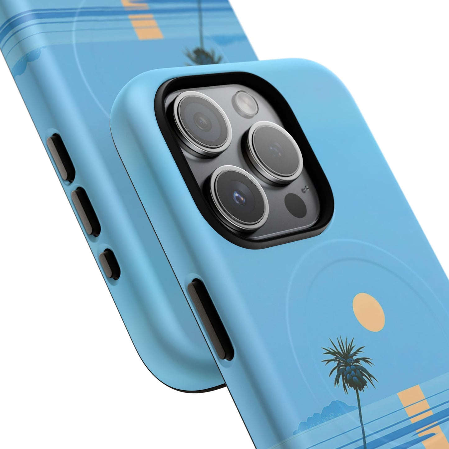 Tough Magnetic Case — Minimal Sunset Palm Phone Cover
