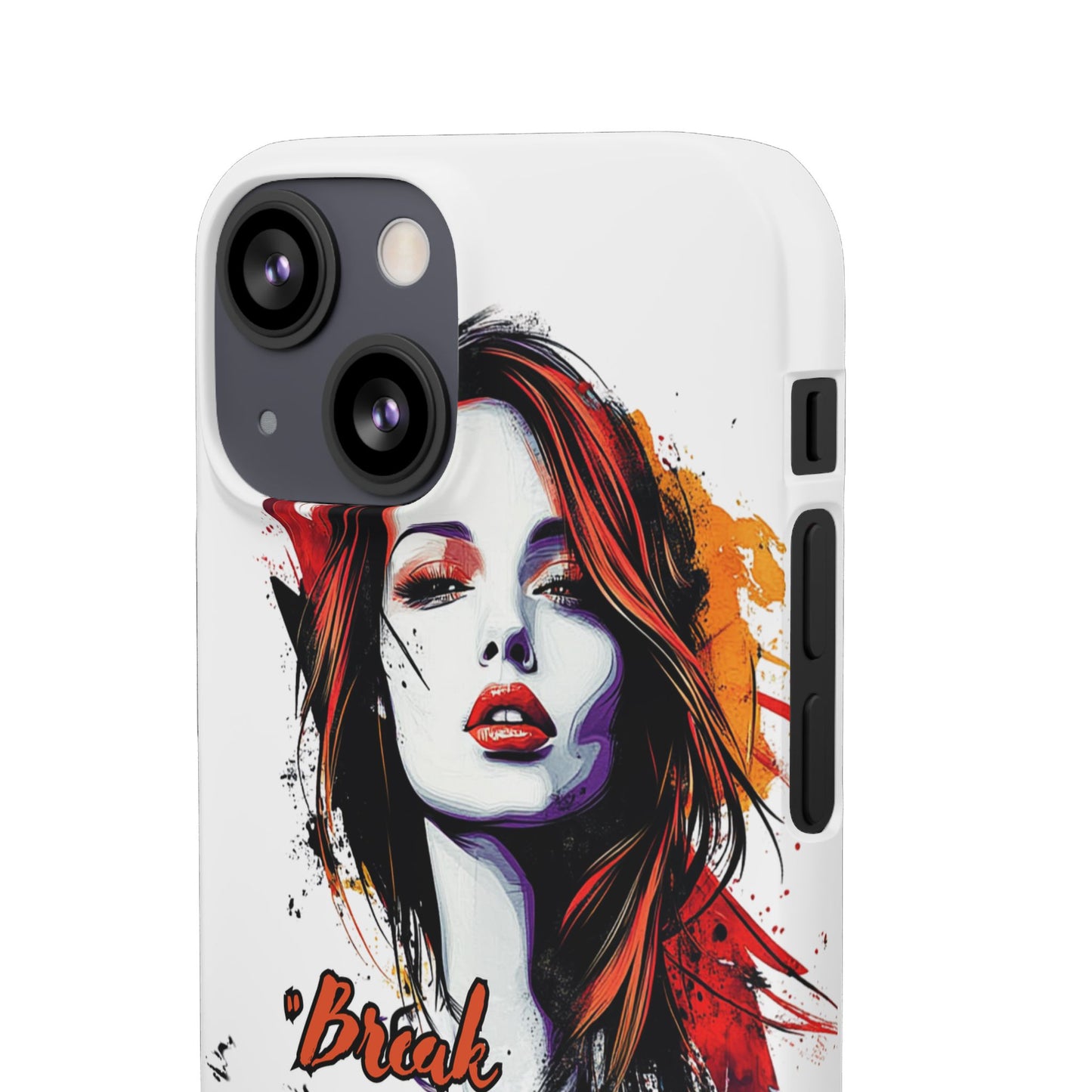 Empowering Art Snap Cases, Phone Cover, Break the Chains of Silence, Unique Gift, Inspirational Tech Accessories